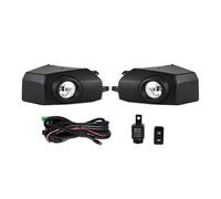 SQTGJJJ Fendinebbia a LED 1 set per Toyota FJ per Cruiser 2007-2017 lampadina alogena paraurti anteriore auto DRL luce di marcia diurna fendinebbia lampada Gruppo Fari Fendinebbia(1 set black)