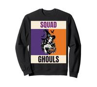 Squad Ghouls Strega Halloween Spooky Zucca Felpa