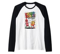 Squad Goals Pastelli Snack Recesso Bambini Divertenti Maglia con Maniche Raglan