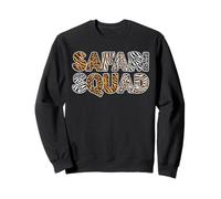 Squad Safari Outfit Zoo Keeper, maglietta con stampa animalier, uomo donna Felpa