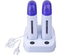 SQUADO - 2 Manipoli Scaldacera A Rullo Per Stick Ceretta Professionale Da 40 W, Depilazione Duratura con Ceretta a Rullo