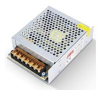 SQUADO ALIMENTATORE 12V 10A 100-220V STABILIZZATO SWITCH TRIMMER DISSIPATORE INTERNO per luci led, fai da te
