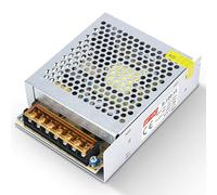 SQUADO ALIMENTATORE 12V 10A V STABILIZZATO SWITCH TRIMMER DISSIPATORE INT