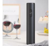 SQUADO Cavatappi elettrico Apribottiglie professionale, portatile con taglierina in alluminio per vino, Apribottiglie elettrico con Taglierino