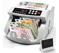 SQUADO - Conta Banconote Professionale Con Rilevatore Di Banconote False E Doppio Display Led