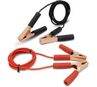 SQUADO - Coppia di Cavi per Batteria da 2000 Ampere, per Avviamento di Eemergenza Auto, Batteria Scarica, Accensione di Emergenza