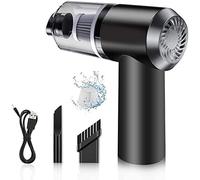 SQUADO Mini Aspirapolvere per Auto Senza Filo Ricaricabile - Potente, Versatile e Portatile