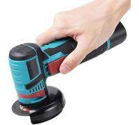 SQUADO Mini Smerigliatrice Angolare, Kit Professionale 12V, con Accessori, Blu e Nero