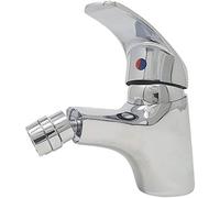 SQUADO Rubinetto miscelatore Monoleva lavabo, rubinetto da bagno, monocomando per lavabo Con Flessibili In Ottone Con Testa Mobile Per Bidet Lavabo