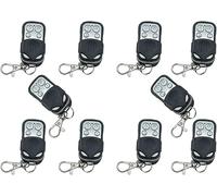 SQUADO Set di 10 telecomandi universali per cancello automatico duplicatore wireless remoto universale 433 mhz