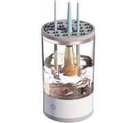 SQUADO Spazzola Elettrica per Pulire Pennelli Make Up e Asciugatrice, Centrifuga Automatica a 7000 Giri/min, Detergente Veloce e Automatico