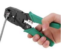SQUADO Strumento Di Crimpatura Pinza Crimpatrice (Plug RJ11 RJ12 RJ45, 8P 6P 4P)