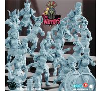 Squadra AMAZON - The Warriors stampa 3d Fantasy Football Realm of Paths