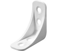 Squadra angolare in plastica bianca 16 mm x 40 mm x 40 mm