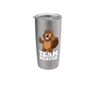 Squadra Castoro E Castoro Costume Da Boscaiolo Dam Beaver Bicchiere termico in acciaio inox doppia parete