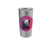 Squadra che corre lumaca divertente Squadra che corre lumaca Bicchiere termico in acciaio inox doppia parete