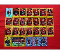 SQUADRA COMPLETA FIGURINE STICKERS CALCIATORI PANINI 2024-25 2025 MILAN