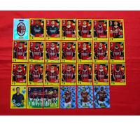 SQUADRA COMPLETA FIGURINE STICKERS CALCIATORI PANINI 2024-25 2025 MILAN