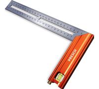 Squadra Da Falegname 250Mm - Piccola - Include Calibro Di Marcatura Antiruggine