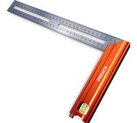 Squadra Da Falegname 300Mm - Medio - Include Calibro Di Marcatura Antiruggine (3