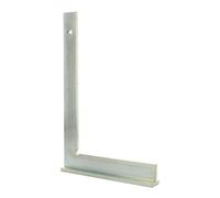 Squadra da meccanico con battuta - Squadra da meccanico in acciaio zincato, utensile ad angolo retto di 90 gradi 500 x 280 mm