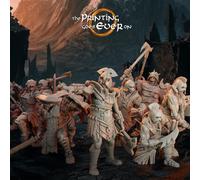 Squadra D'Attacco Orchi - Figure Tabletop 28mm - TPGEO Minis SDA D&D Pathfinder