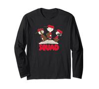 Squadra di amici di baseball retrò dei Peanuts Charlie Brown Lucy Sally Maglia a Manica