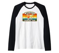 Squadra di bevute del fine Settimana - Squadra di Feste Maglia con Maniche Raglan