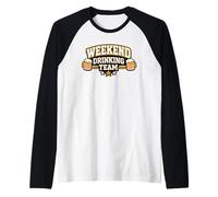 Squadra di bevute del fine Settimana - Squadra di Feste Maglia con Maniche Raglan