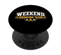 Squadra di bevute del fine settimana - Squadra di feste PopSockets PopGrip Adesivo