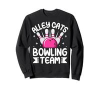Squadra di Bowling Alley Cats Felpa