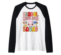 Squadra di Eroi della Mensa Scolastica Gnomi Maglia con Maniche Raglan