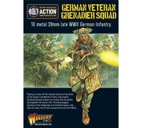 SQUADRA DI GRENADIERI VETERANI TEDESCHI - GIOCHI WARLORD - BOLT ACTION