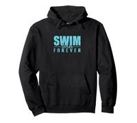 Squadra di Nuoto per Sempre Swimmer Pride Felpa con Cappuccio
