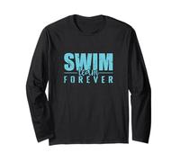 Squadra di Nuoto per Sempre Swimmer Pride Maglia a Manica