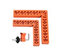 Squadra di posizionamento a 90 gradi in lega di alluminio per falegnami che necessitano di un robusto riferimento ad angolo retto nei lavori di montaggio (4 pollici)