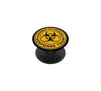 Squadra di risposta all'epidemia di zombie a rischio biologico giallo PopSockets PopGrip Adesivo