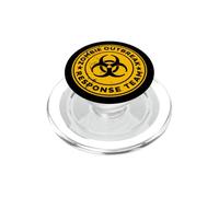 Squadra di risposta all'epidemia di zombie a rischio biologico giallo PopSockets PopGrip per MagSafe