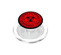 Squadra di risposta all'epidemia di zombie di Biohazard Biohazard Rosso/Nero PopSockets PopGrip per MagSafe
