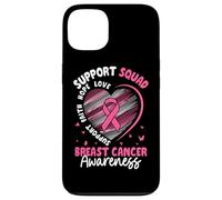Squadra di sostegno per la consapevolezza del cancro al seno Speranza Amore Custodia per iPhone 13