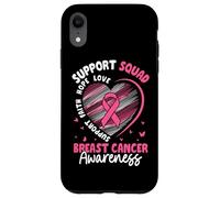 Squadra di sostegno per la consapevolezza del cancro al seno Speranza Amore Custodia per iPhone XR
