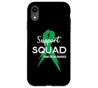 Squadra di supporto del nastro verde per la consapevolezza delle malattie renali Custodia per iPhone XR