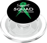 Squadra di supporto del nastro verde per la consapevolezza delle malattie renali PopSockets PopGrip per MagSafe