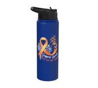 Squadra di supporto Non sei solo - Consapevolezza della leucemia Stainless Steel Insulated Water Bottle