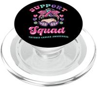 Squadra di supporto per il cancro alla tiroide Messy Bun PopSockets PopGrip per MagSafe