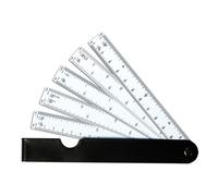 Squadra Flessibile In Plastica Per Architettura E Ingegneria Con Scala Metrica