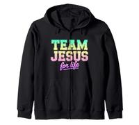 Squadra Gesù Fede Cristiana Felpa con Cappuccio