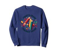 Squadra Insegnante di Quarta elementare - Regalo per la Squadra di Classe Felpa, Unisex per Adulti, Navy, L