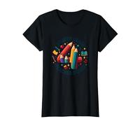 Squadra Insegnante di Quarta elementare - Regalo per la Squadra di Classe Maglietta, Donna, Nero, 3XL