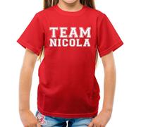 Squadra Nicola - T-Shirt - Concerto Pop Tour Roberts Ragazze Singer Testo